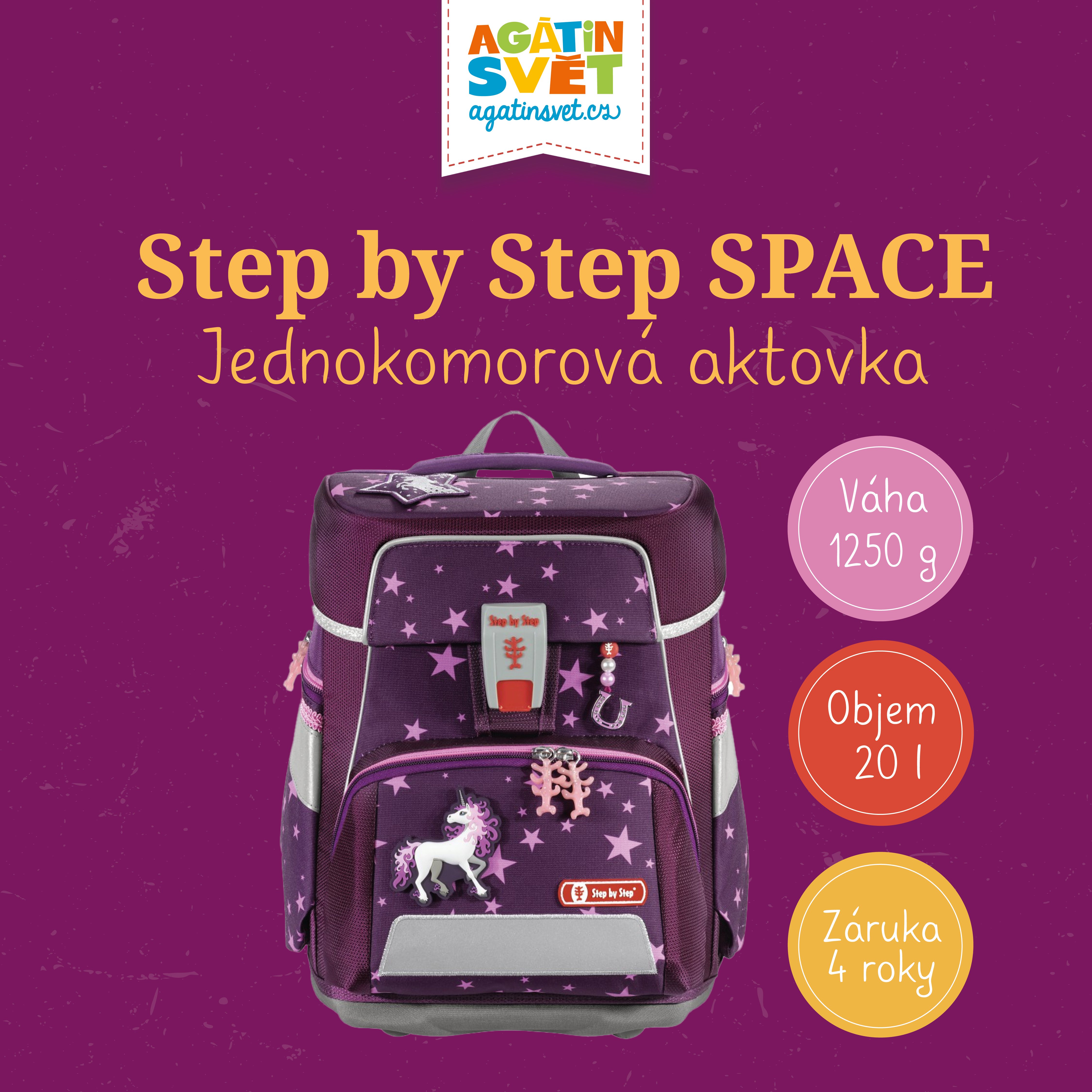 Školní aktovka Step by Step SPACE