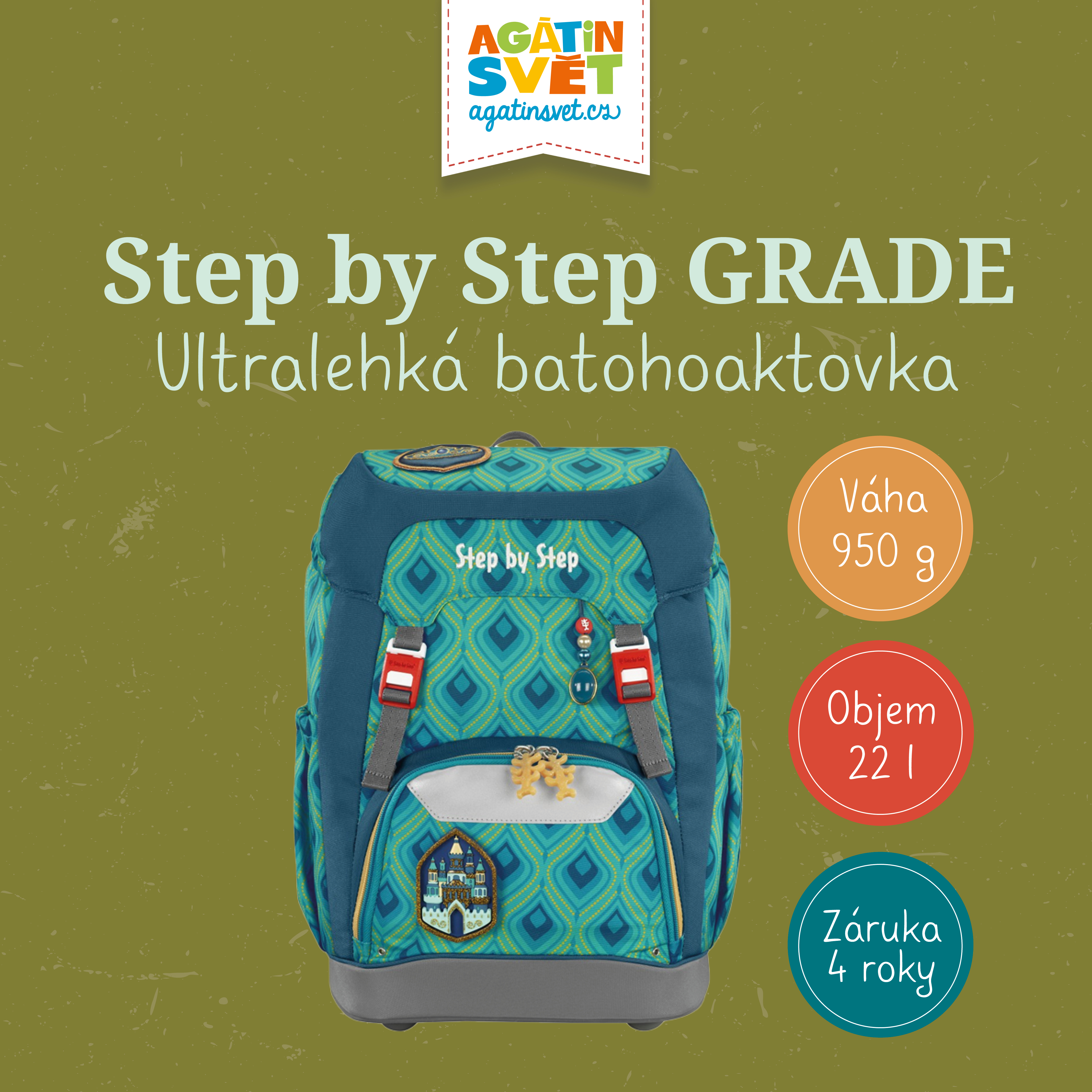 Školní batohoaktovka Step by Step GRADE