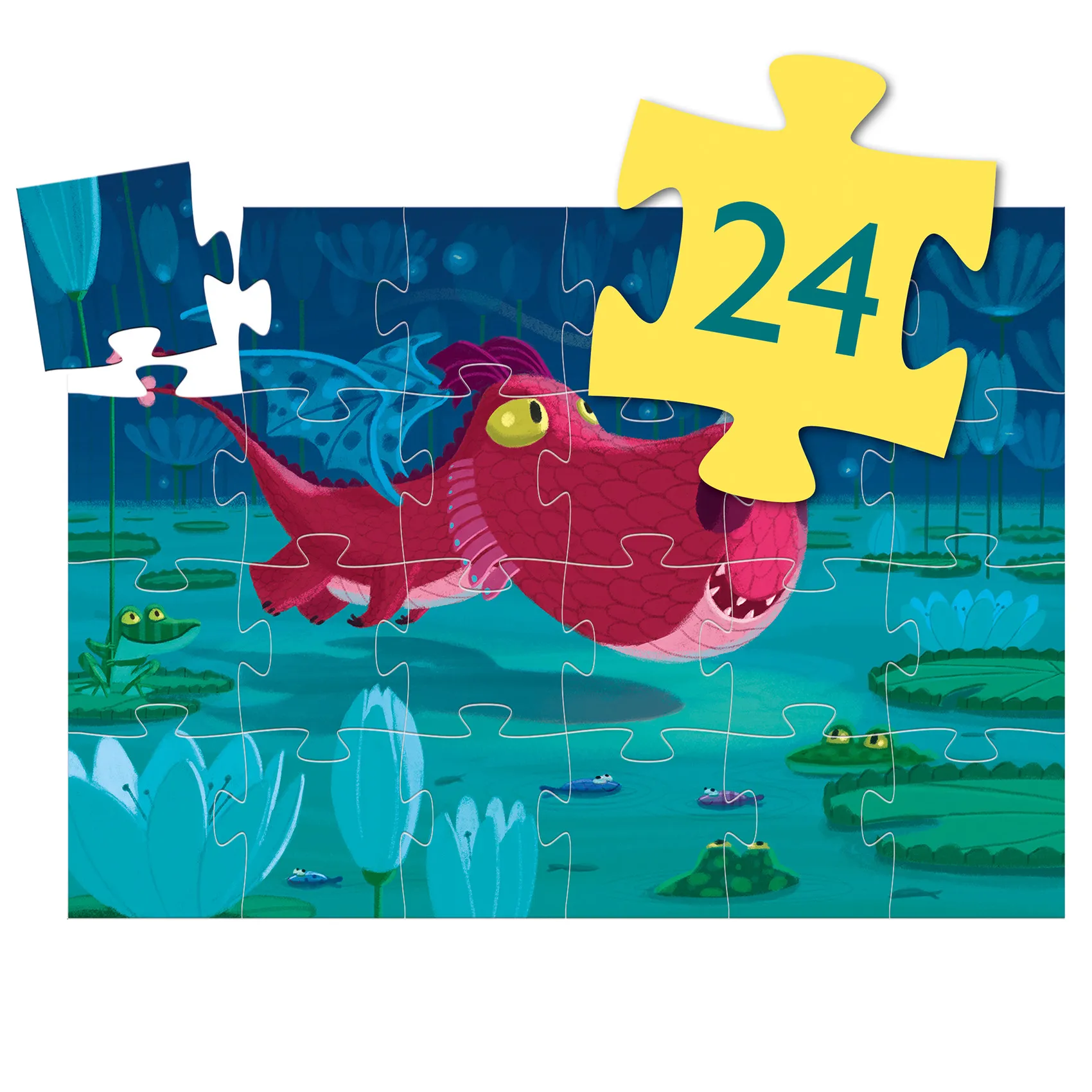 Puzzle - dráček Edmond - 24 ks