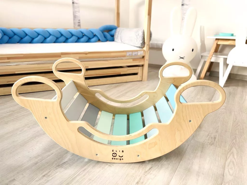 ELIS Design: Barevná montessori houpačka